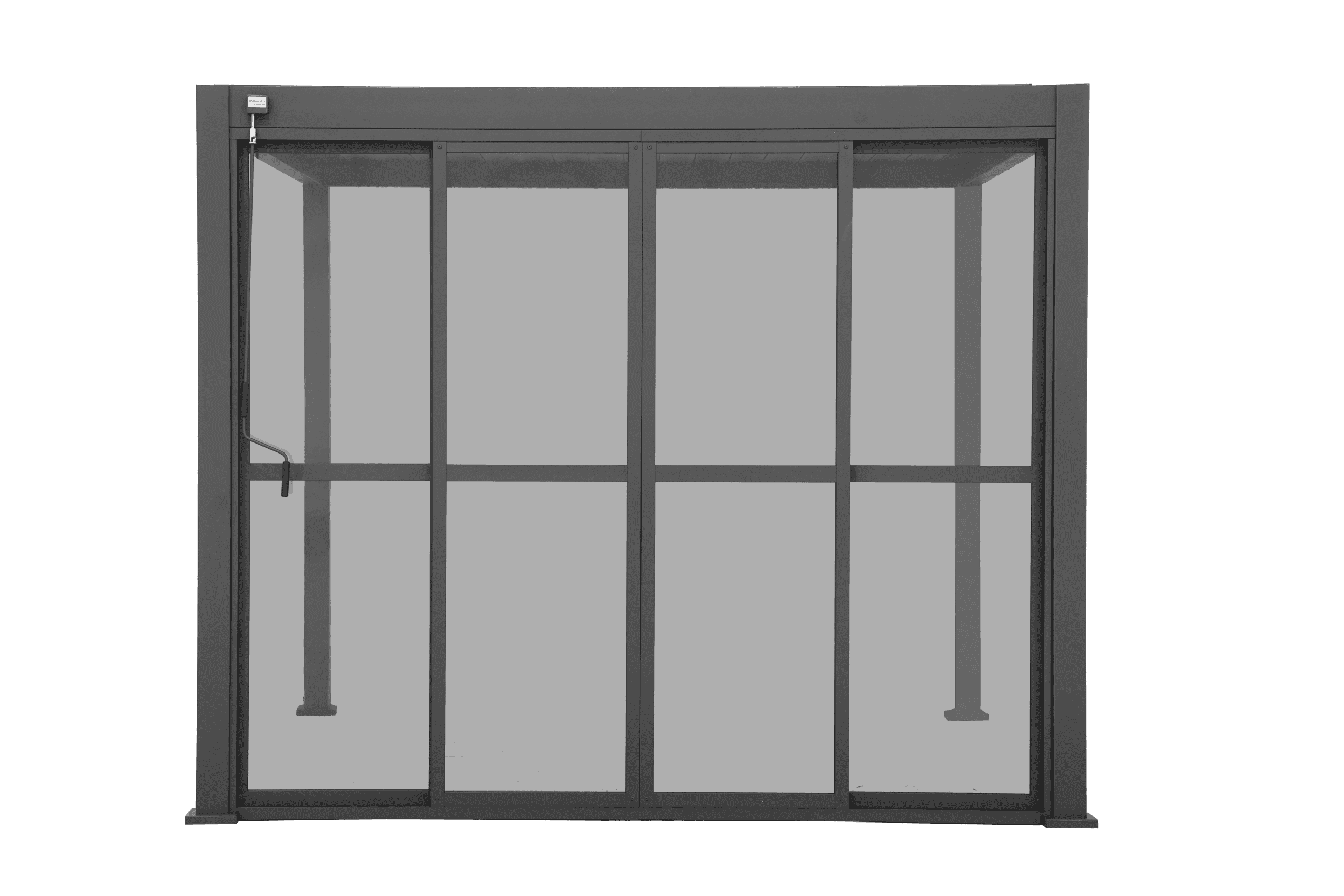 MIRADOR 111 Schuifdeuren 3m voor Deluxe Pergola's - Antraciet