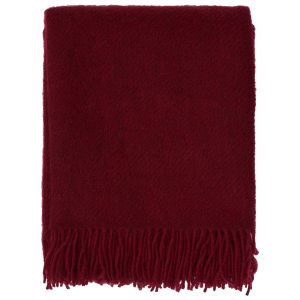 Klippan 100% wollen deken – Gotland – Burgundy – 130x200cm Klippan 100% wollen deken – Gotland – Burgundy – 130x200cm
