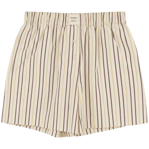 noo.ma Tala pyjamashorts – 100% biologisch katoen, gestreept, Yellow