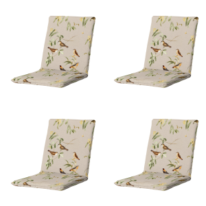 Madison stapelstoelkussen Aria – beige – 97x49x5cm – set van 4 Madison stapelstoelkussen Aria – beige – 97x49x5cm – set van 4