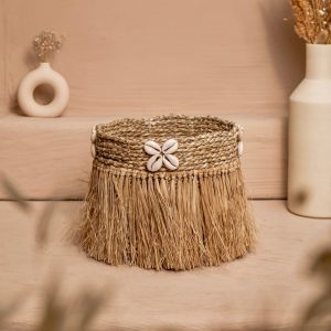 NOA MAY Mand Pasir – naturel – zeegras/raffia – Ø 20 x h 18 cm NOA MAY Mand Pasir – naturel – zeegras/raffia – Ø 20 x h 18 cm