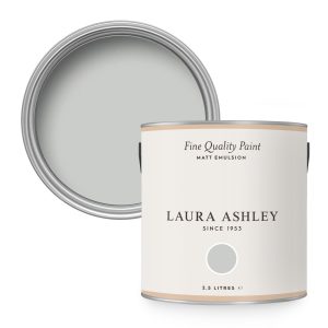 Laura Ashley Muurverf Mat Soft Silver 2,5 liter Laura Ashley Muurverf Mat Soft Silver 2,5 liter