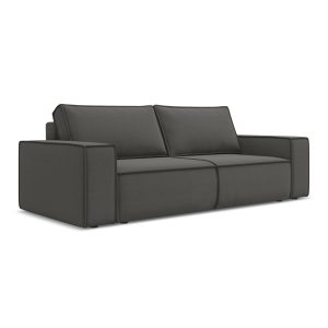 LaMiaSofa 3-zits slaapbank Livorno – velours – staal – 255x105x85 LaMiaSofa 3-zits slaapbank Livorno – velours – staal – 255x105x85