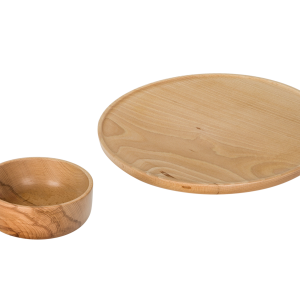 noo.ma OUL bord en kom set van 2 – Beechwood noo.ma OUL bord en kom set van 2 – Beechwood