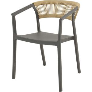 Lesli Living bistrostoel Terrasa – antraciet – 56x55x74,5cm Lesli Living bistrostoel Terrasa – antraciet – 56x55x74,5cm