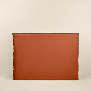 Madura Hoes voor hoofdbord Carlina terracotta en zwarte hommel 210×134 Madura Hoes voor hoofdbord Carlina terracotta en zwarte hommel 210×134