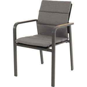 Lesli Living bistrostoel Sorapa – grijs – 55x61x86,5cm – set van 4 Lesli Living bistrostoel Sorapa – grijs – 55x61x86,5cm – set van 4