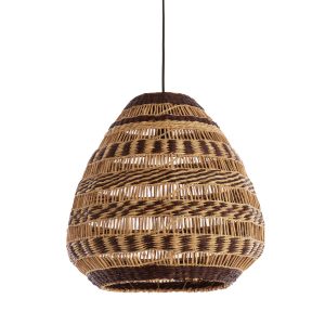 Light & Living hanglamp SOLUNA – bruin – Ø47x46cm