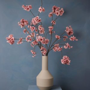 Madame Fleurie Hanami Boeket inclusief Vaas – Luxe Zijden bloemen Kers