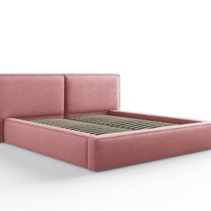 Micadoni Opbergbed met hoofdeinde Jodie 180x200cm, structurele stof, r Micadoni Opbergbed met hoofdeinde Jodie 180x200cm, structurele stof, r