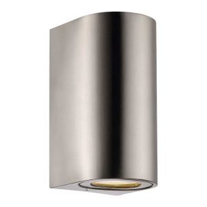 Nordlux Canto Wandlamp Buiten – GU10 – IP44 – RVS Nordlux Canto Wandlamp Buiten – GU10 – IP44 – RVS