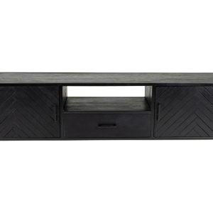 Kick TV dressoir Hugo laag-50cm – Zwart Kick TV dressoir Hugo laag-50cm – Zwart
