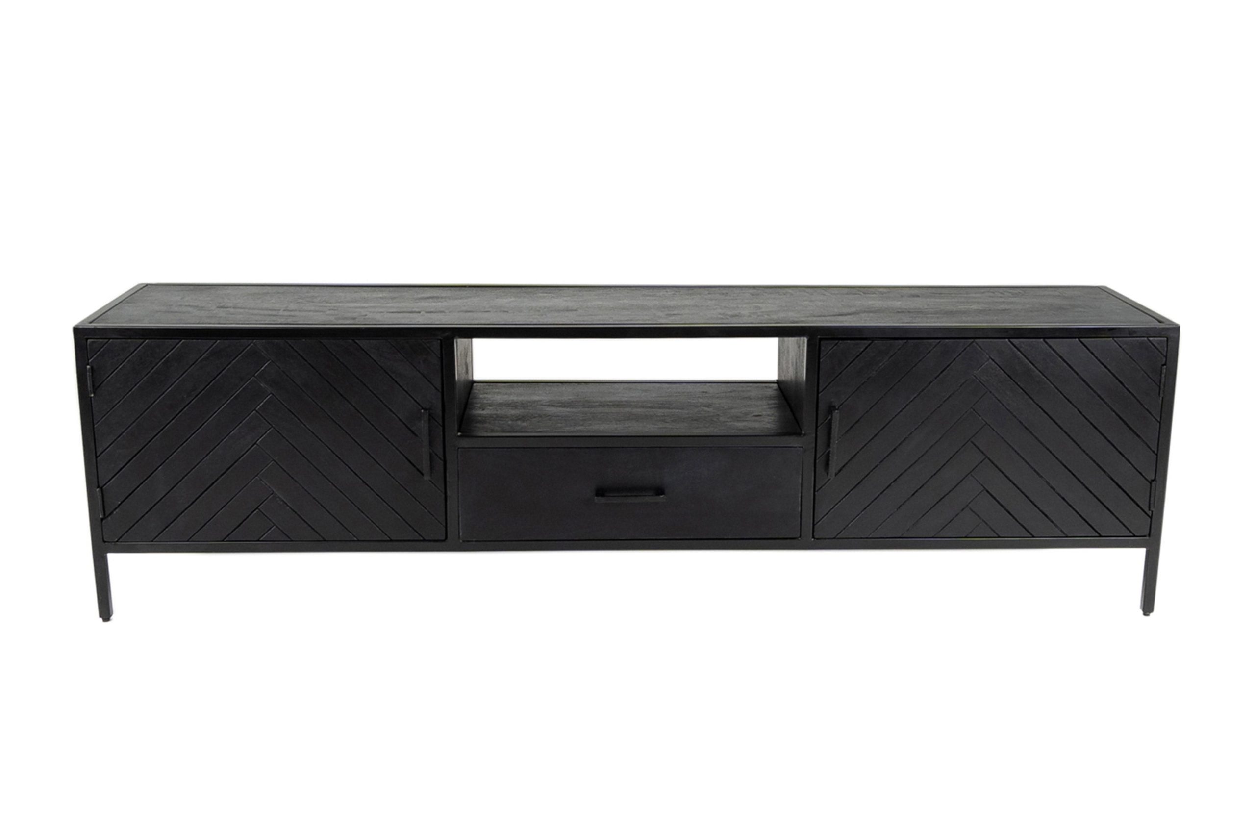 Kick TV dressoir Hugo laag-50cm - Zwart
