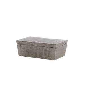 Light & Living deco LINA – 29x19x10cm – zilver Light & Living deco LINA – 29x19x10cm – zilver