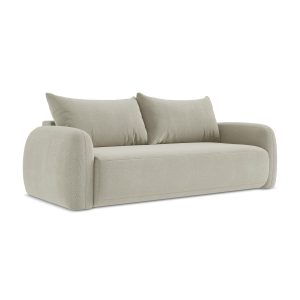 LaMiaSofa 3-zits slaapbank Amalfi – textuurstof – lichtbeige – 250×112 LaMiaSofa 3-zits slaapbank Amalfi – textuurstof – lichtbeige – 250×112
