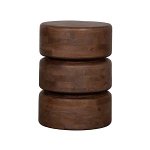 LABEL51 Bijzettafel Milly – Bruin Mangohout – 35x35x47cm LABEL51 Bijzettafel Milly – Bruin Mangohout – 35x35x47cm