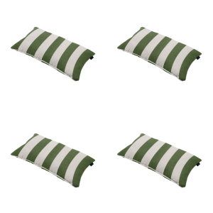 Madison sierkussen Amora – groen – 30x50x10cm – set van 4 Madison sierkussen Amora – groen – 30x50x10cm – set van 4