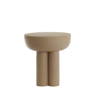 Light & Living bijzettafel Mikola – grijs – Ø46cm Light & Living bijzettafel Mikola – grijs – Ø46cm