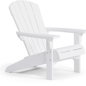 Keter Troy Adirondack Tuinstoel – 81x93x96,5cm – Wit Keter Troy Adirondack Tuinstoel – 81x93x96,5cm – Wit