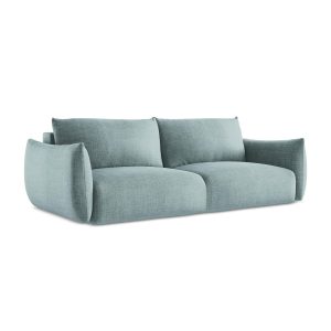 LaMiaSofa 3-zits slaapbank Savona – textuurstof – jeans – 230x105x90