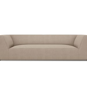 Micadoni Bank Ruby 3-zits, structurele stof, donkerbeige – 93x232x69cm Micadoni Bank Ruby 3-zits, structurele stof, donkerbeige – 93x232x69cm