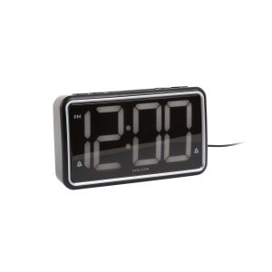 Karlsson wekker New Retro – zwart – 16.5×4.5x9cm – Vaderdag – Vaderdag Karlsson wekker New Retro – zwart – 16.5×4.5x9cm – Vaderdag – Vaderdag