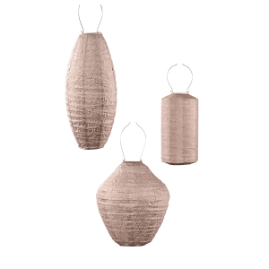 Lumiz solar lampion – roze set – 3 stuks Lumiz solar lampion – roze set – 3 stuks