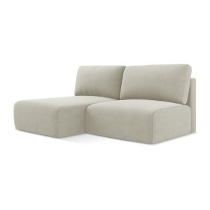 LaMiaSofa hoekbank links Ostia – textuurstof – lichtbeige – 210x149x79 LaMiaSofa hoekbank links Ostia – textuurstof – lichtbeige – 210x149x79