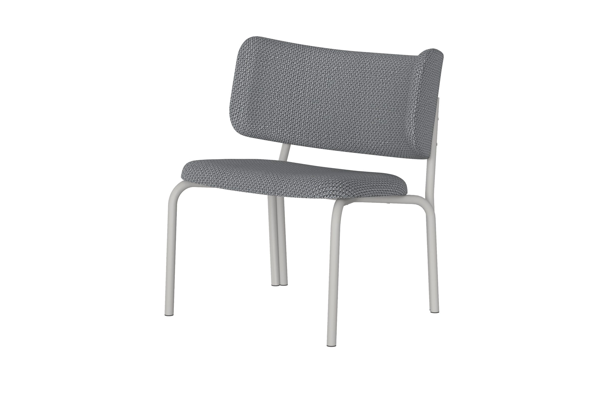 noo.ma Kei Lounge Chair - design fauteuil, metaal en 100% polyester, B