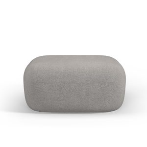 Micadoni Poef Jenny boucle, lichtgrijs – 88x90x40cm Micadoni Poef Jenny boucle, lichtgrijs – 88x90x40cm