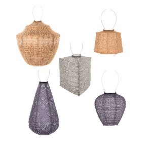 Lumiz solar lampion – lissabon set – 5 stuks Lumiz solar lampion – lissabon set – 5 stuks