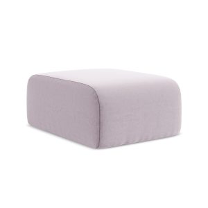 LaMiaSofa Poef Cervo – velours – lavendel – 72x94x42