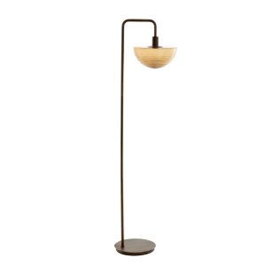 Light & Living vloerlamp Baylie – bruin – 43x30x165cm Light & Living vloerlamp Baylie – bruin – 43x30x165cm