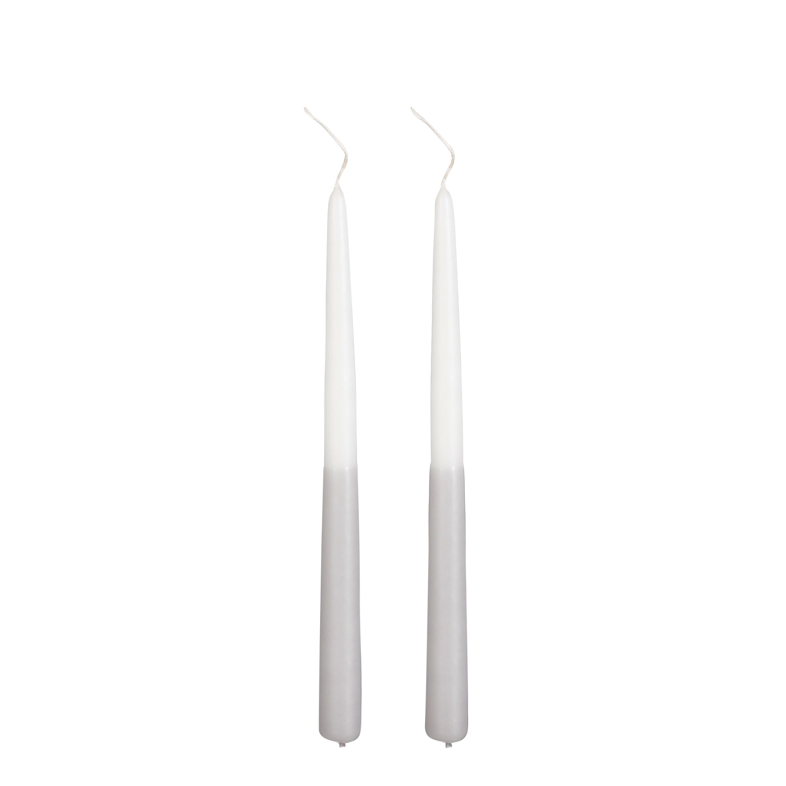 Mica Decorations Dip-dye Dinerkaars - Set van 2 - H30 cm - Lichtgrijs