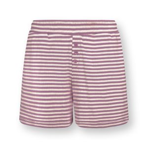 Pip Studio – Bobi Short Pajama Pants Women – Little Sumo Stripe – Lila Pip Studio – Bobi Short Pajama Pants Women – Little Sumo Stripe – Lila