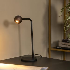 Lucide tafellamp MONTANA – Geïntegreerde LED – Koffie Lucide tafellamp MONTANA – Geïntegreerde LED – Koffie
