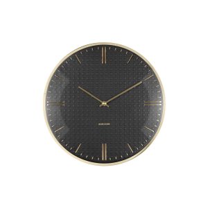 Karlsson wandklok Riqueza – zwart – Ø35cm Karlsson wandklok Riqueza – zwart – Ø35cm