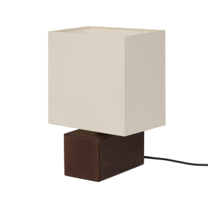 noo.ma Zam tafellamp – geometrisch, hout en textiel, Cocoa Brown noo.ma Zam tafellamp – geometrisch, hout en textiel, Cocoa Brown