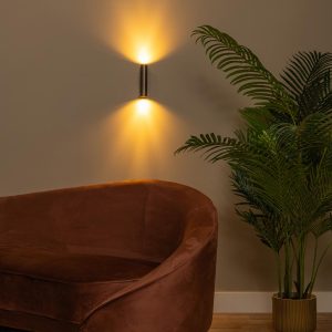 Lucide wandspot DUPLA – 2xGU10 (MR11) – Koffie Lucide wandspot DUPLA – 2xGU10 (MR11) – Koffie
