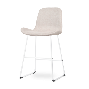 Nolon Nino-Fé Barkruk Beige – Wit Onderstel – 65 cm Nolon Nino-Fé Barkruk Beige – Wit Onderstel – 65 cm