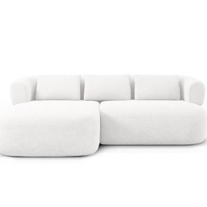 Micadoni linker hoekbank Jenny 5-zits, boucle ivoor – 145x200x73cm Micadoni linker hoekbank Jenny 5-zits, boucle ivoor – 145x200x73cm