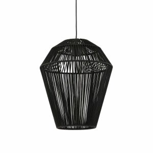 Light & Living hanglamp Deya – zwart – Ø38cm Light & Living hanglamp Deya – zwart – Ø38cm