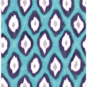 Origin Wallcoverings behang ikat motief turquoise – 53 cm x 10.05 m – Origin Wallcoverings behang ikat motief turquoise – 53 cm x 10.05 m –