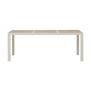 Lisomme Bosse Aluminium Tuintafel Beige – 196 x 91 cm