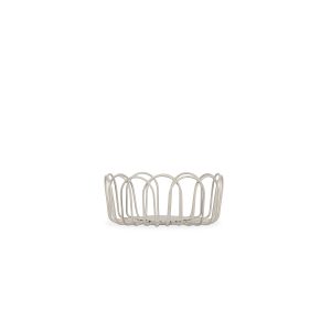 Ona – Draadmand 16xH7cm grijs Flores