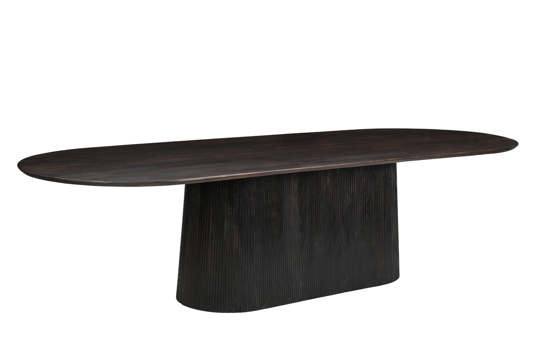 Livingfurn eetkamertafel Salvator Walnut - 300cm - mangohout