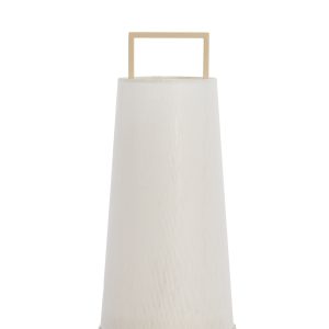 Light & Living tafellamp FYON – bruin – Ø20x45cm