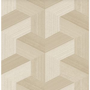 Origin Wallcoverings behang grafisch 3D motief beige – 53 cm x 10.05 m Origin Wallcoverings behang grafisch 3D motief beige – 53 cm x 10.05 m