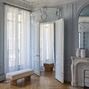 Madura Veiling Shadow puur witte en zwarte hommel 145×220 cm