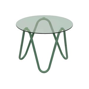 Leitmotiv bijzettafel Ventana Round – groen – Ø50cm Leitmotiv bijzettafel Ventana Round – groen – Ø50cm